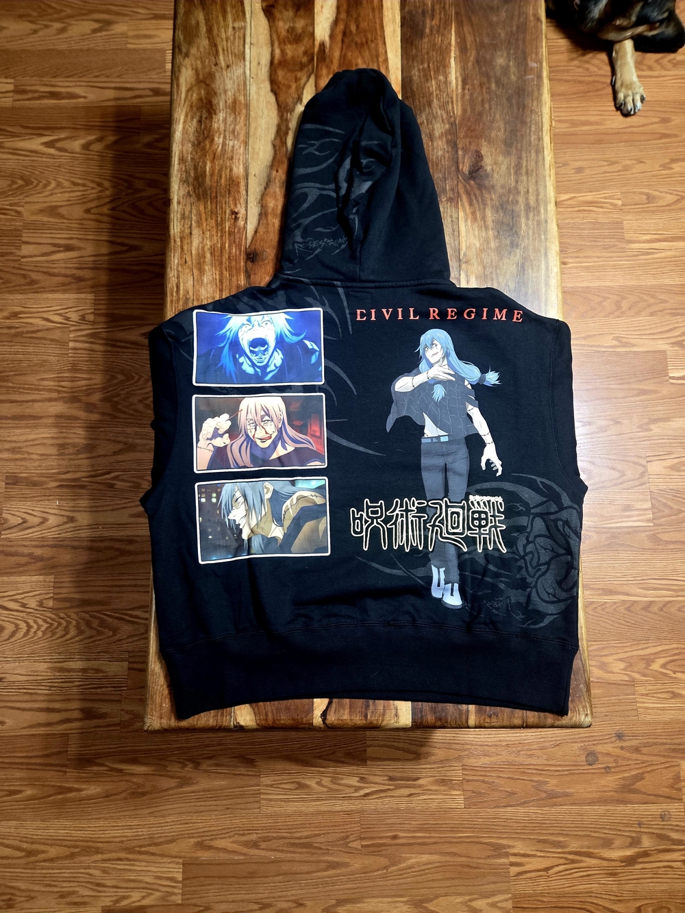 Civil Regime/JuJutsu Kaisen Collab Graphic Pullover Hoodie